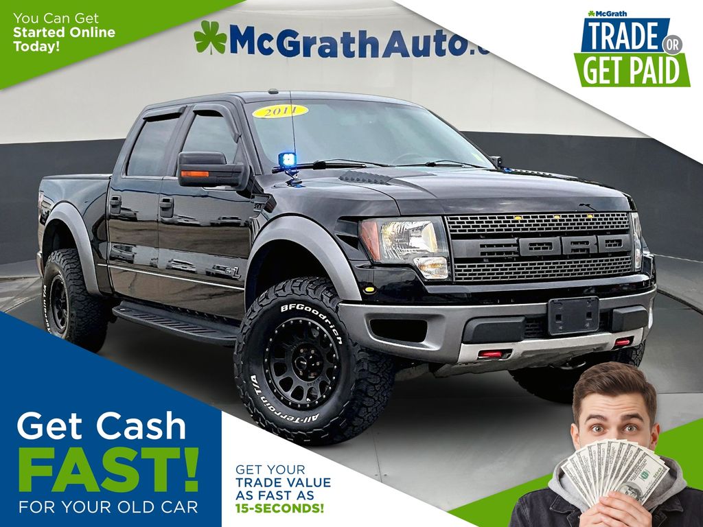 Black 2011 Ford F-150 Pickup Truck Four-Wheel Drive 6-Speed Automatic