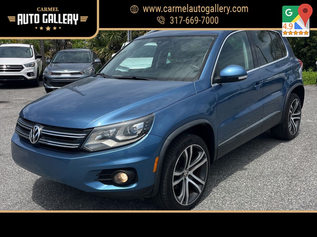 Pacific Blue Metallic 2017 Volkswagen Tiguan SUV / Crossover Front-Wheel Drive 6-Speed Automatic