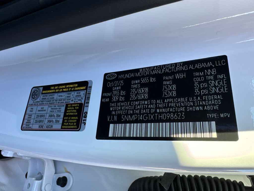 New 2026 White Hyundai SE image 23