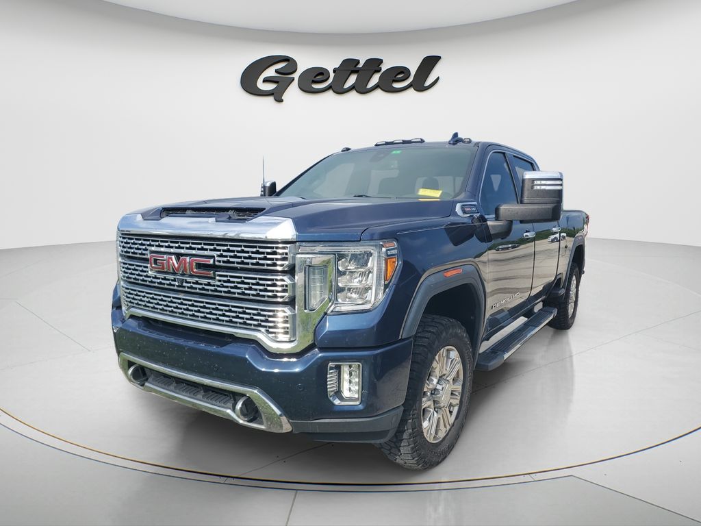 Pacific Blue Metallic 2021 GMC Sierra 2500HD Pickup Truck Four-Wheel Drive 6-Speed Automatic