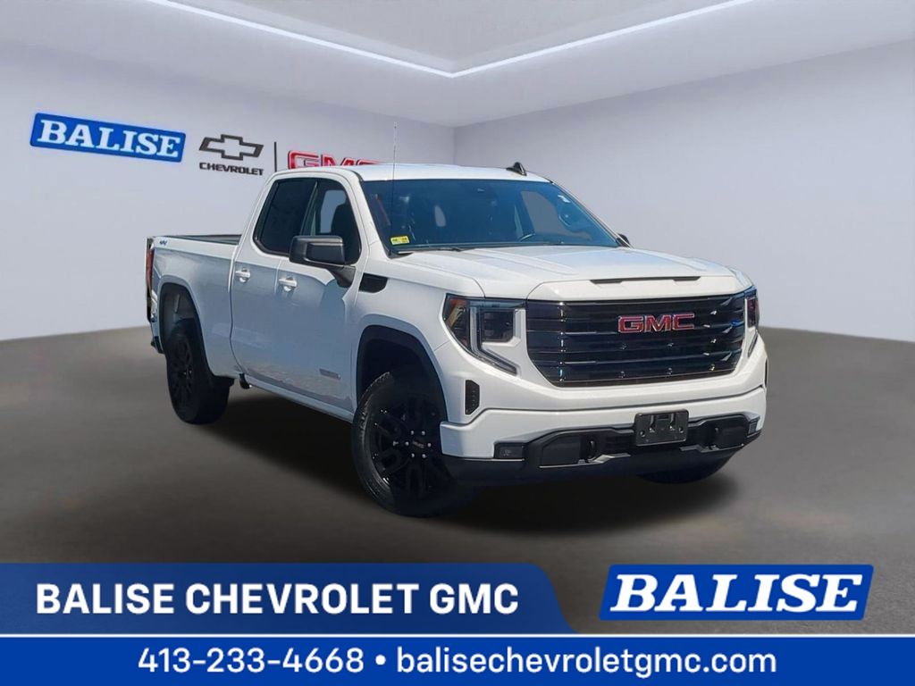 Summit White 2023 GMC Sierra 1500 Pickup Truck Four-Wheel Drive 8-Speed Automatic