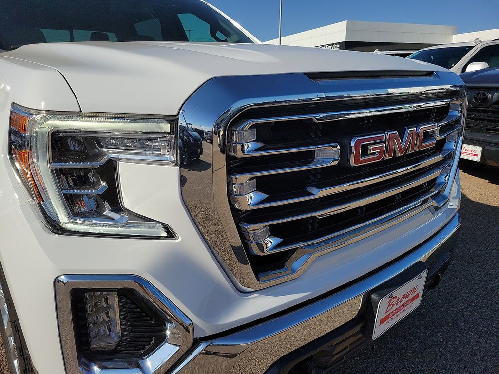 2021 GMC Sierra 1500 SLT White at Brown Buick GMC