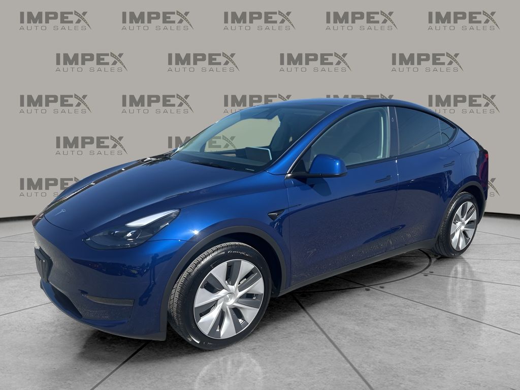 Blue 2024 Tesla Model Y Long Range RWD SUV / Crossover Rear-Wheel Drive 1-Speed Automatic