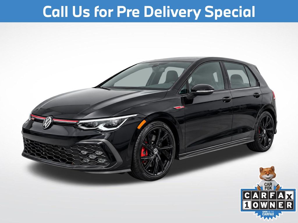 Black 2022 Volkswagen Golf GTI Hatchback Front-Wheel Drive Automatic
