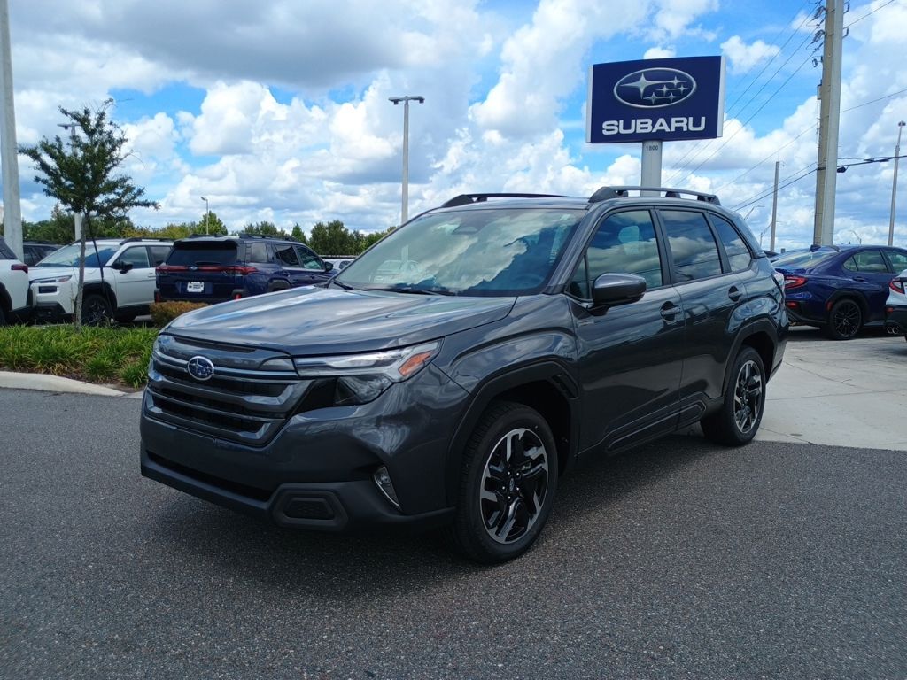 Gray Metallic 2026 Subaru Forester Hybrid SUV / Crossover All-Wheel Drive Continuously Variable Transmission