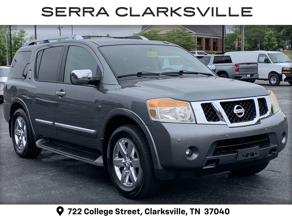 Gray (Gun Metallic) 2014 Nissan Armada Platinum 4WD SUV / Crossover Four-Wheel Drive 5-Speed Automatic Overdrive