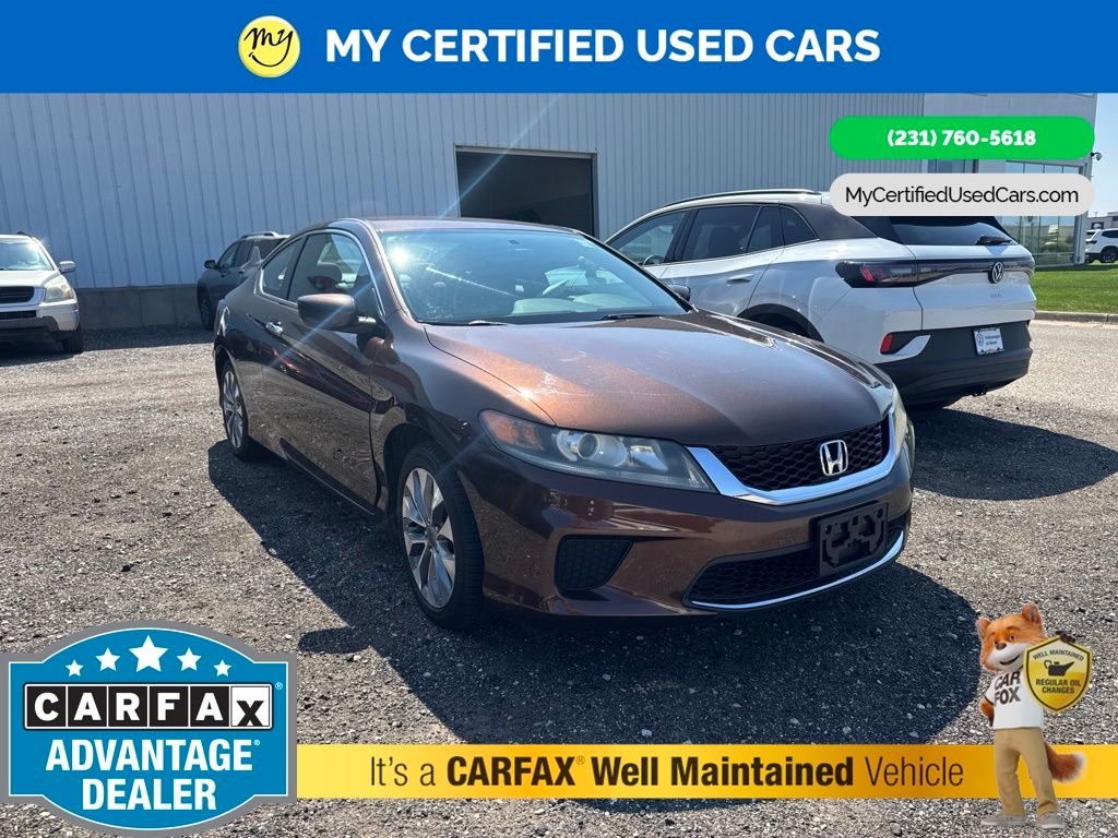 Brown 2015 Honda Accord Coupe Coupe Front-Wheel Drive Continuously Variable Transmission