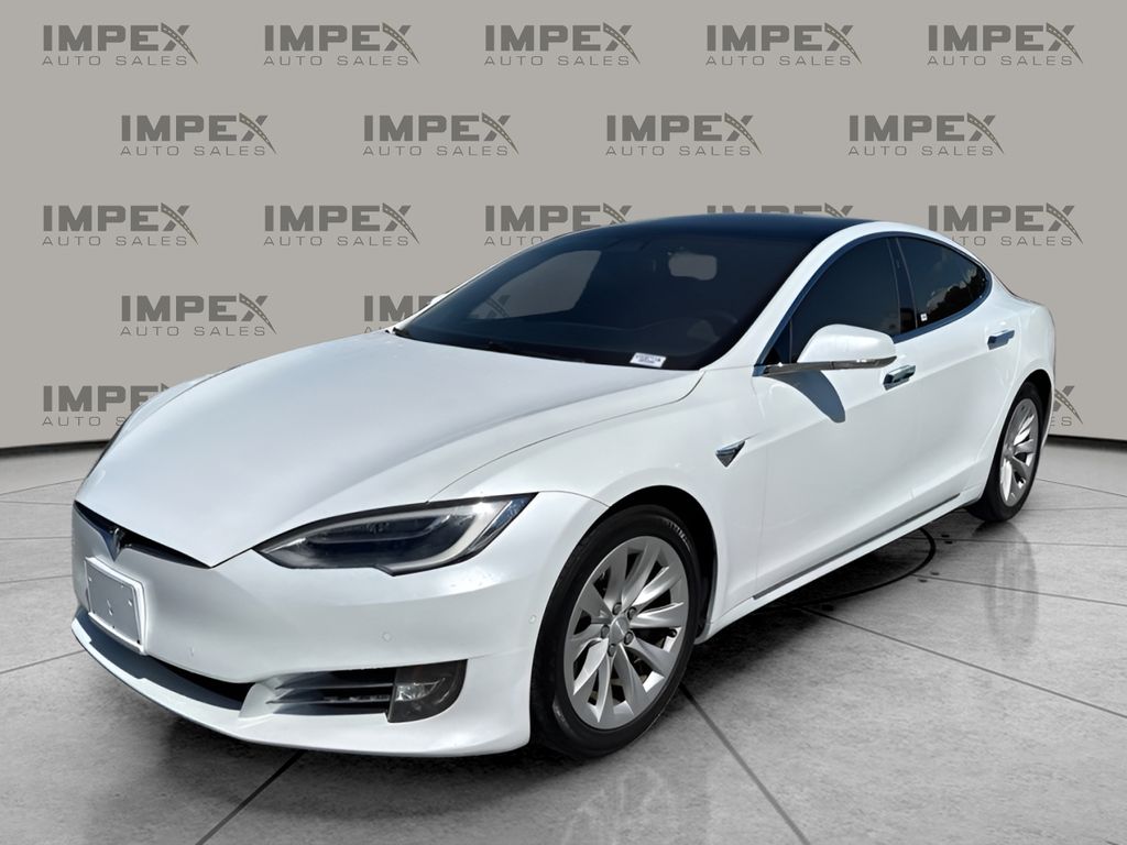 Pearl White Multi-Coat 2017 Tesla Model S Sedan Rear-Wheel Drive 1-Speed Automatic