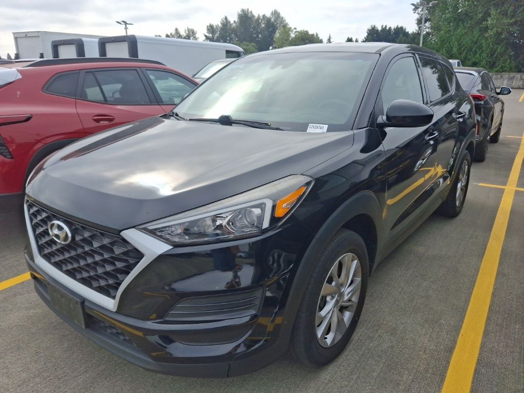 Black Noir Pearl 2020 Hyundai Tucson SUV / Crossover All-Wheel Drive 6-Speed Automatic