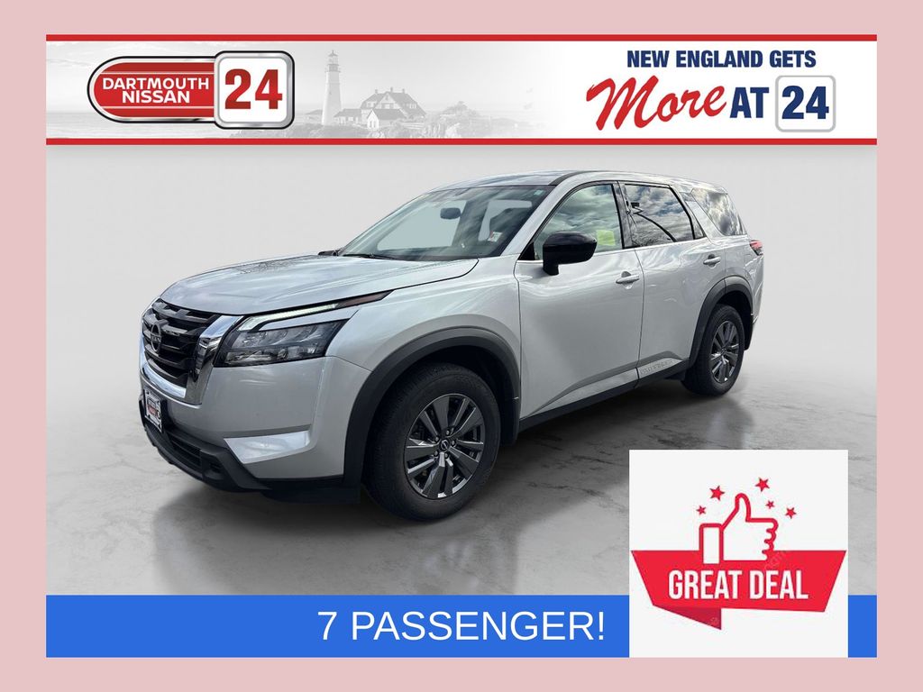 Brilliant Silver Metallic 2024 Nissan Pathfinder SUV / Crossover All-Wheel Drive 9-Speed Automatic