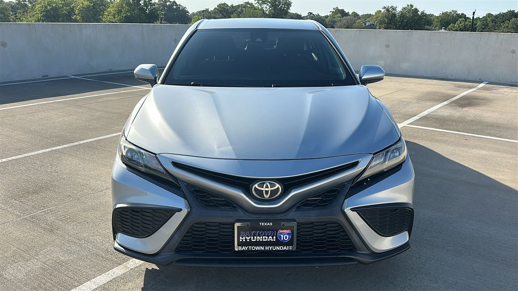 2021 Toyota Camry SE Silver at DeMontrond Gulf Freeway