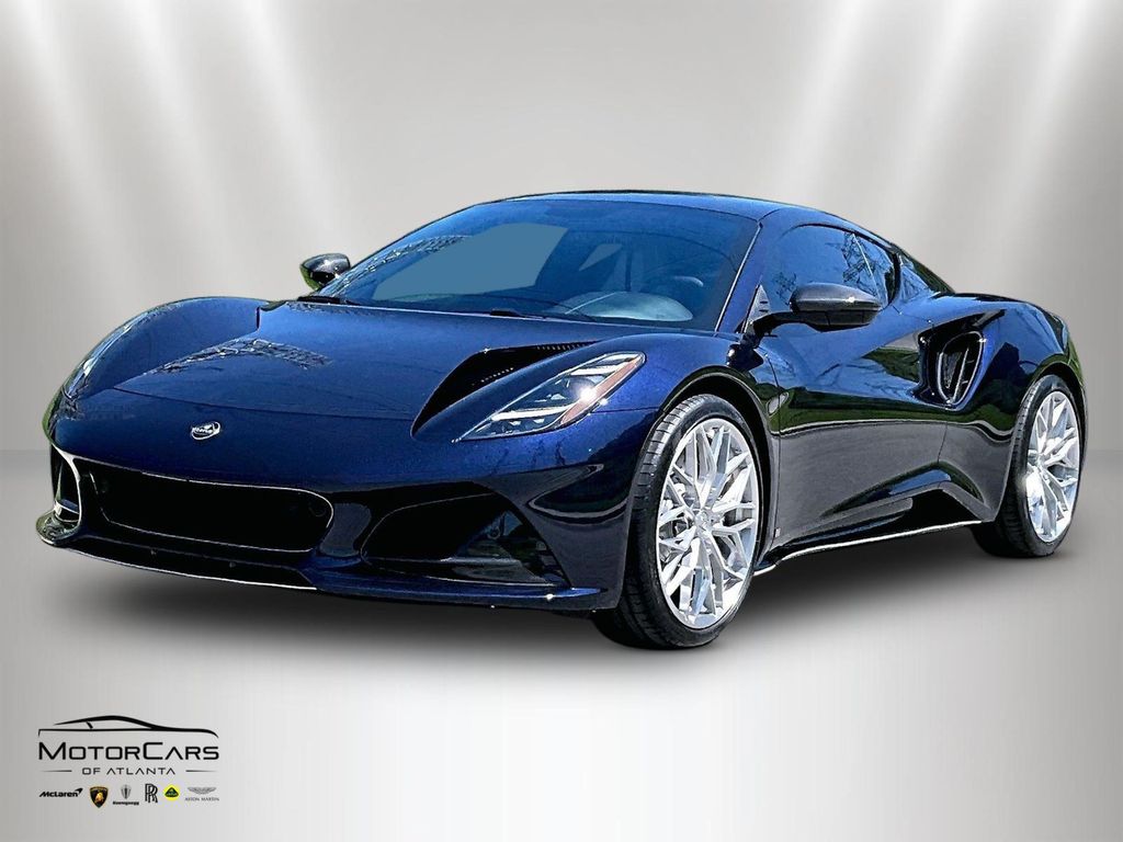Meridian Blue 2025 Lotus Emira Coupe Rear-Wheel Drive 6-Speed Automatic