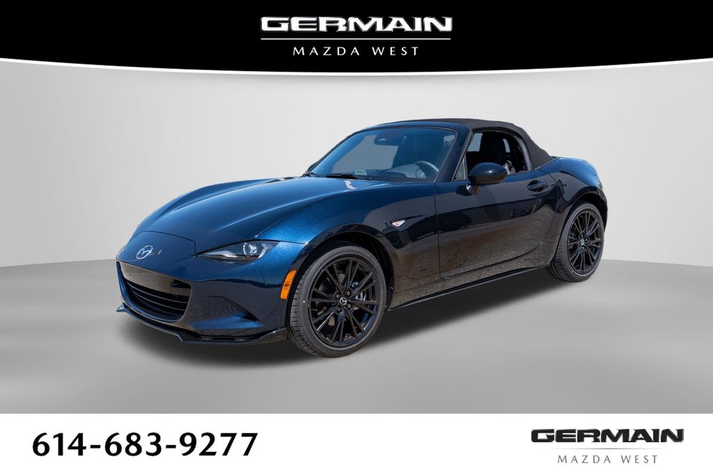 Deep Crystal Blue Mica 2026 Mazda MX-5 Miata Convertible Rear-Wheel Drive 6-Speed Manual