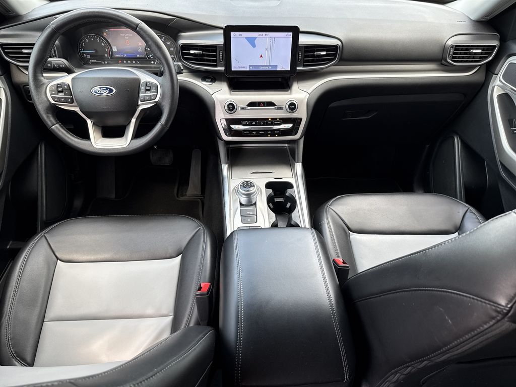 2023 Ford Explorer XLT White at DeMontrond Automotive Group