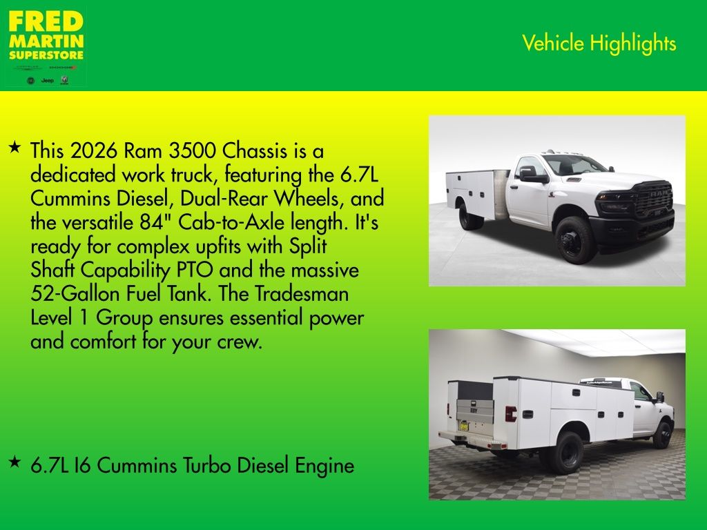 new 2026 Ram 3500 car, priced at $79,008