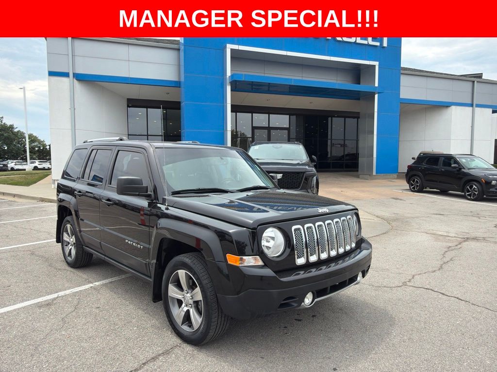 Black Clearcoat 2016 Jeep Patriot SUV / Crossover Four-Wheel Drive 6-Speed Automatic