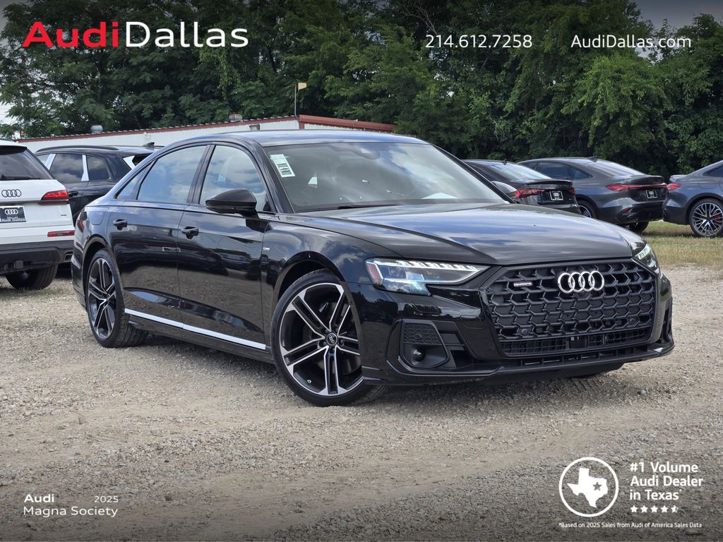 Black 2026 Audi A8 L quattro 55 TFSI Sedan All-Wheel Drive 8-Speed Automatic