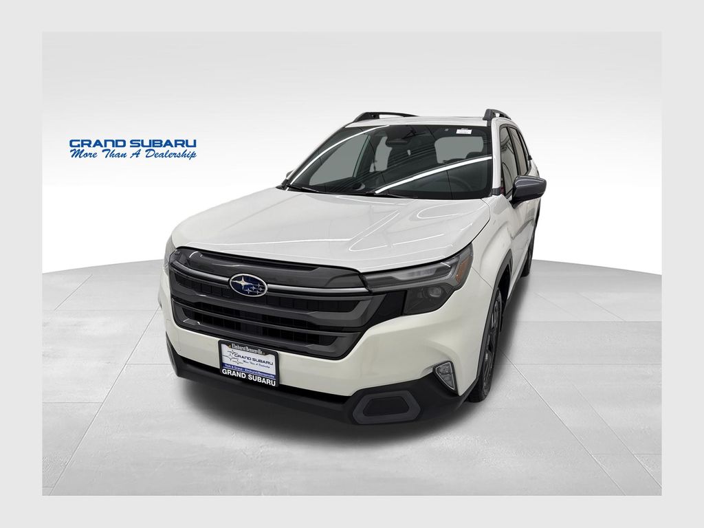 Crystal White Pearl 2026 Subaru Forester SUV / Crossover All-Wheel Drive Continuously Variable Transmission
