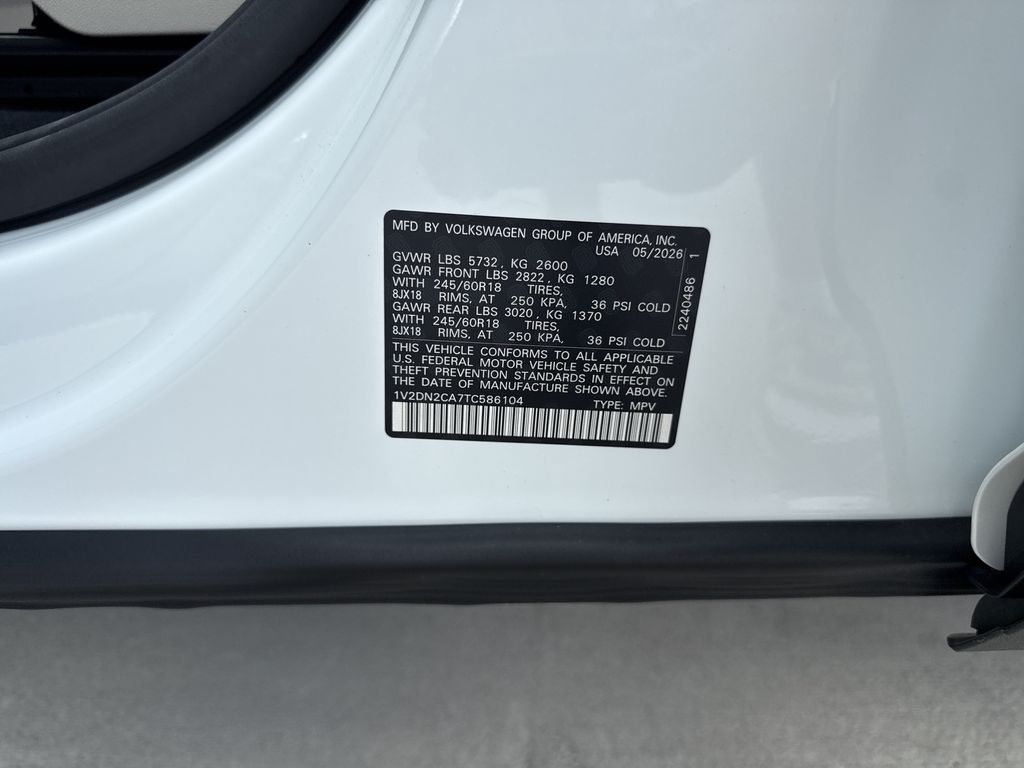 2026 Volkswagen Atlas 2.0T SE White at Bayshore Chrysler Jeep Dodge Ram