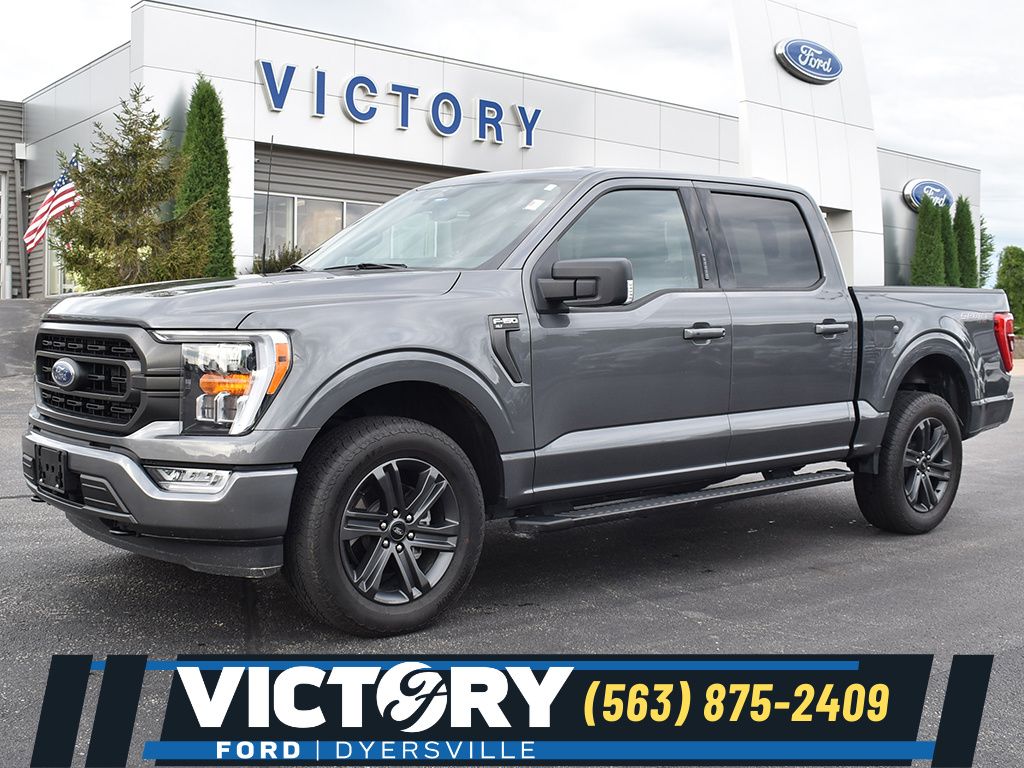 Gray Metallic 2023 Ford F-150 Pickup Truck Four-Wheel Drive Automatic