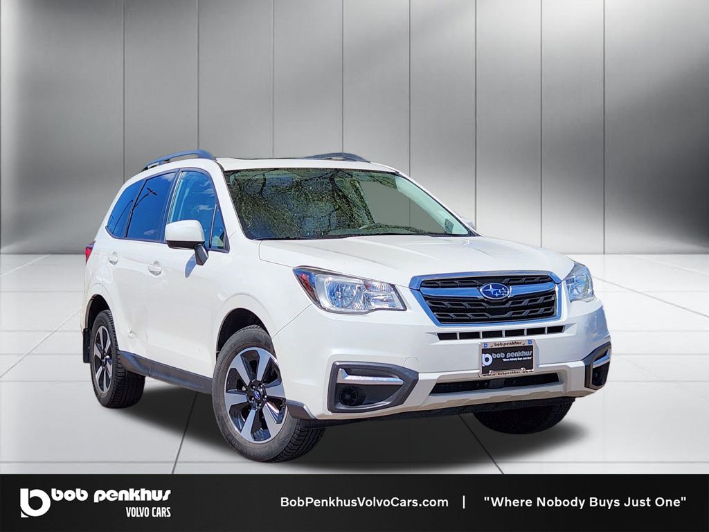 Crystal White Pearl 2017 Subaru Forester 2.5i Premium SUV / Crossover All-Wheel Drive Continuously Variable Transmission