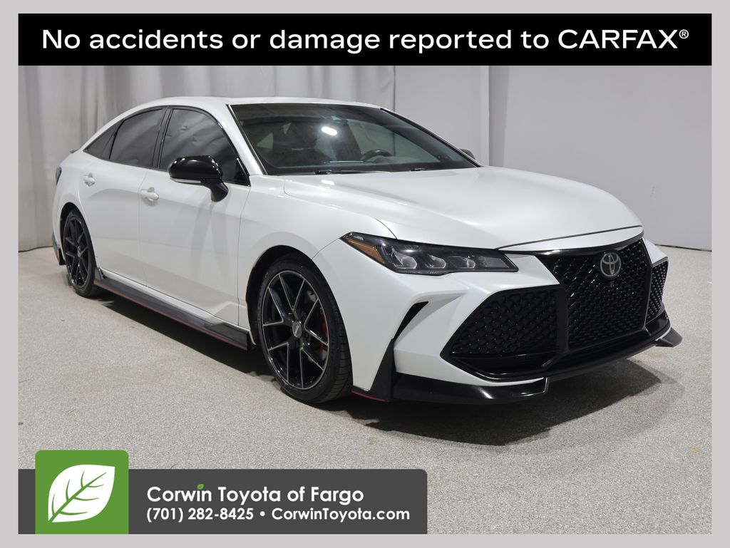 White (Wind Chill Pearl) 2020 Toyota Avalon TRD FWD Sedan Front-Wheel Drive 8-Speed Automatic