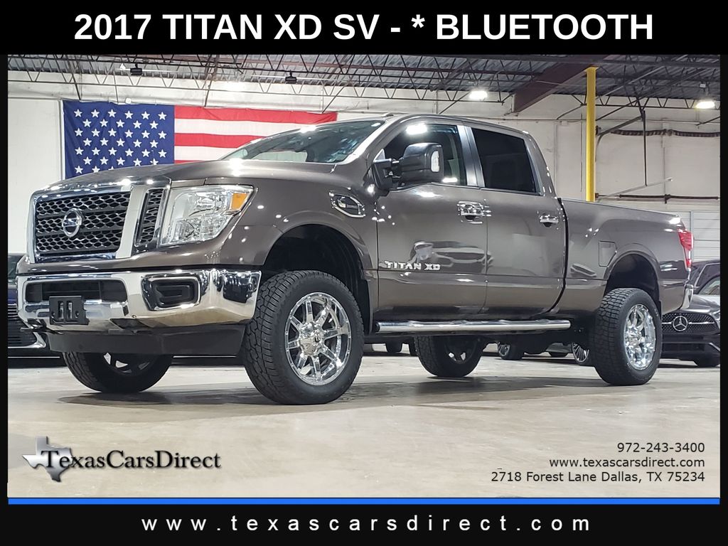 Java Metallic 2017 Nissan Titan Pickup Truck Four-Wheel Drive 6-Speed Automatic