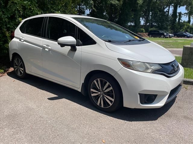 White 2016 Honda Fit Hatchback Front-Wheel Drive Continuously Variable Transmission