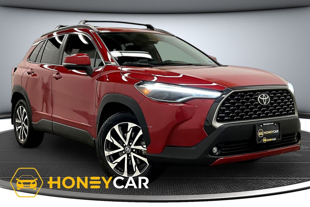 Barcelona Red Metallic 2024 Toyota Corolla Cross XLE AWD SUV / Crossover All-Wheel Drive Continuously Variable Transmission