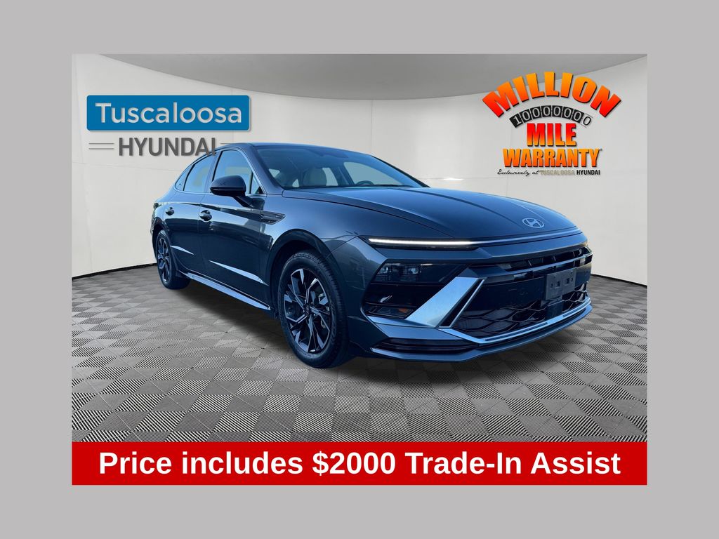 Portofino Gray 2024 Hyundai Sonata SEL FWD Sedan Front-Wheel Drive 8-Speed Automatic