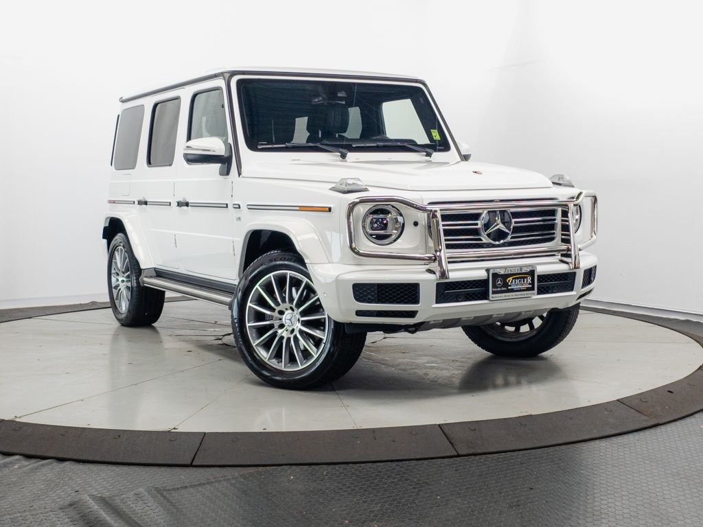 Polar White 2022 Mercedes-Benz G-Class SUV / Crossover All-Wheel Drive 9-Speed Automatic