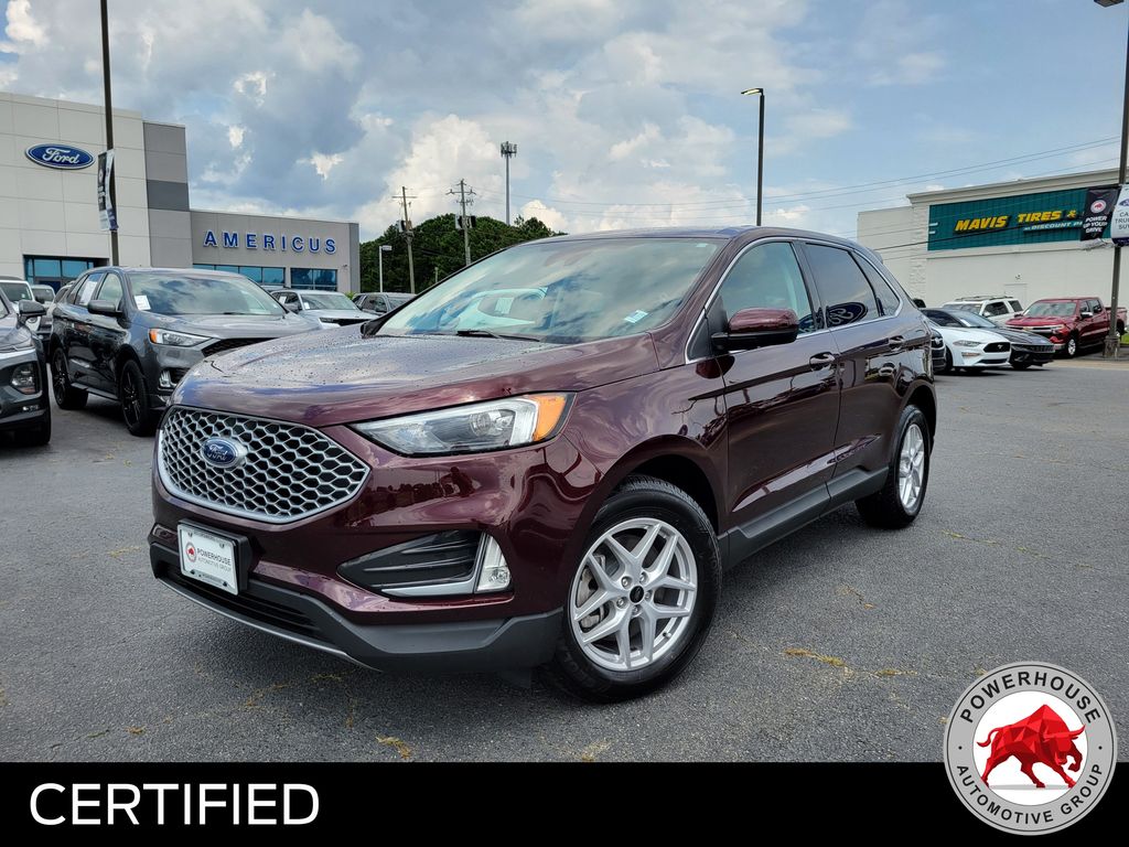 Red (Burgundy) 2023 Ford Edge SUV / Crossover All-Wheel Drive 8-Speed Automatic