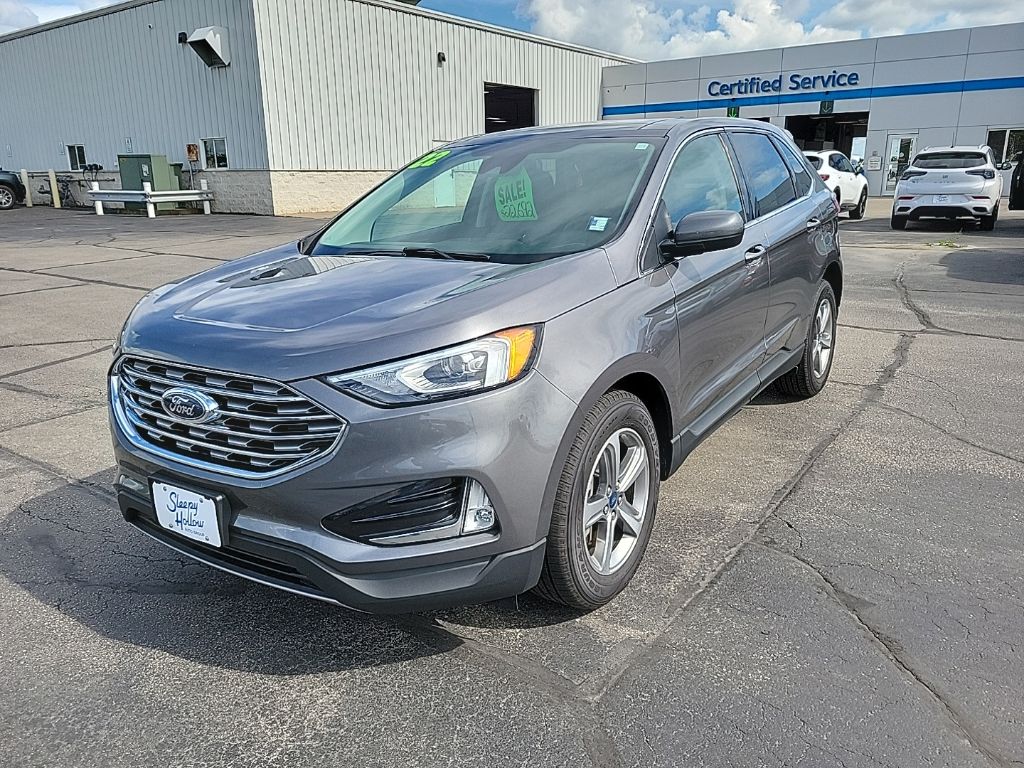 Gray Metallic 2022 Ford Edge SUV / Crossover All-Wheel Drive 8-Speed Automatic