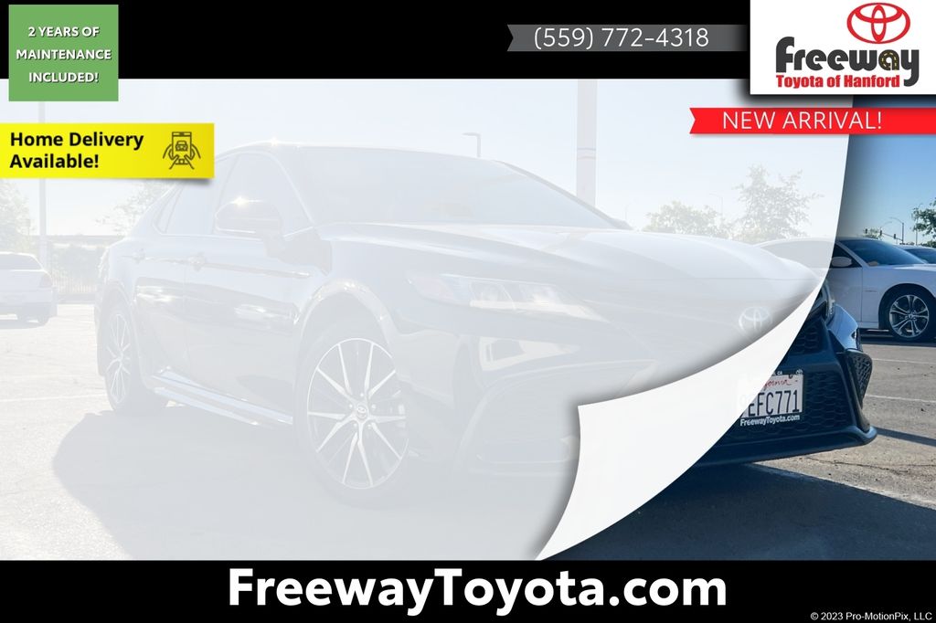 Midnight Black 2023 Toyota Camry SE FWD Sedan Front-Wheel Drive 8-Speed Automatic
