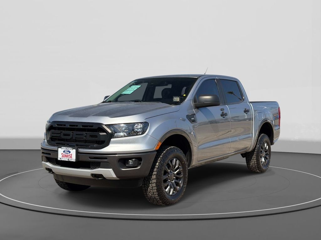 Silver Metallic 2020 Ford Ranger Pickup Truck Four-Wheel Drive Automatic