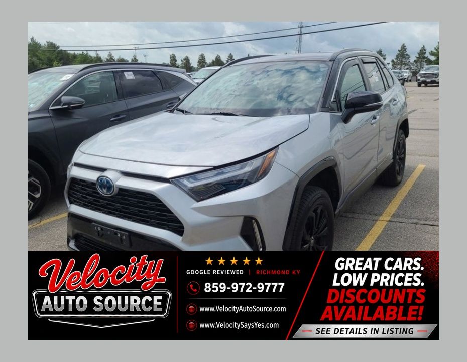 Silver Sky Metallic 2022 Toyota RAV4 Hybrid SUV / Crossover All-Wheel Drive Continuously Variable Transmission