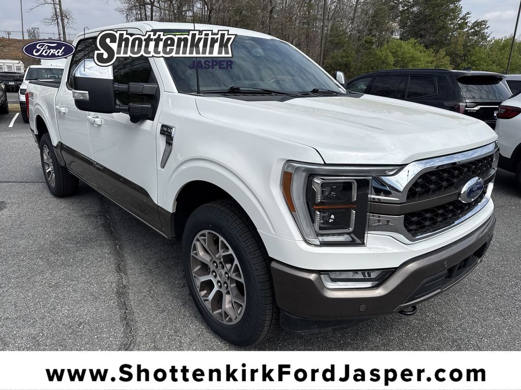 Star White Metallic Tri-Coat 2023 Ford F-150 Pickup Truck Four-Wheel Drive Automatic