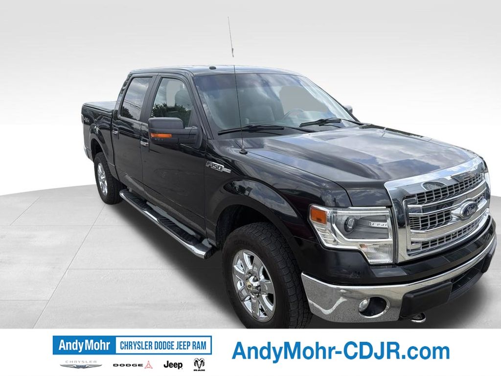 Tuxedo Black Metallic 2014 Ford F-150 XLT SuperCrew 4WD Pickup Truck Four-Wheel Drive 6-Speed Automatic