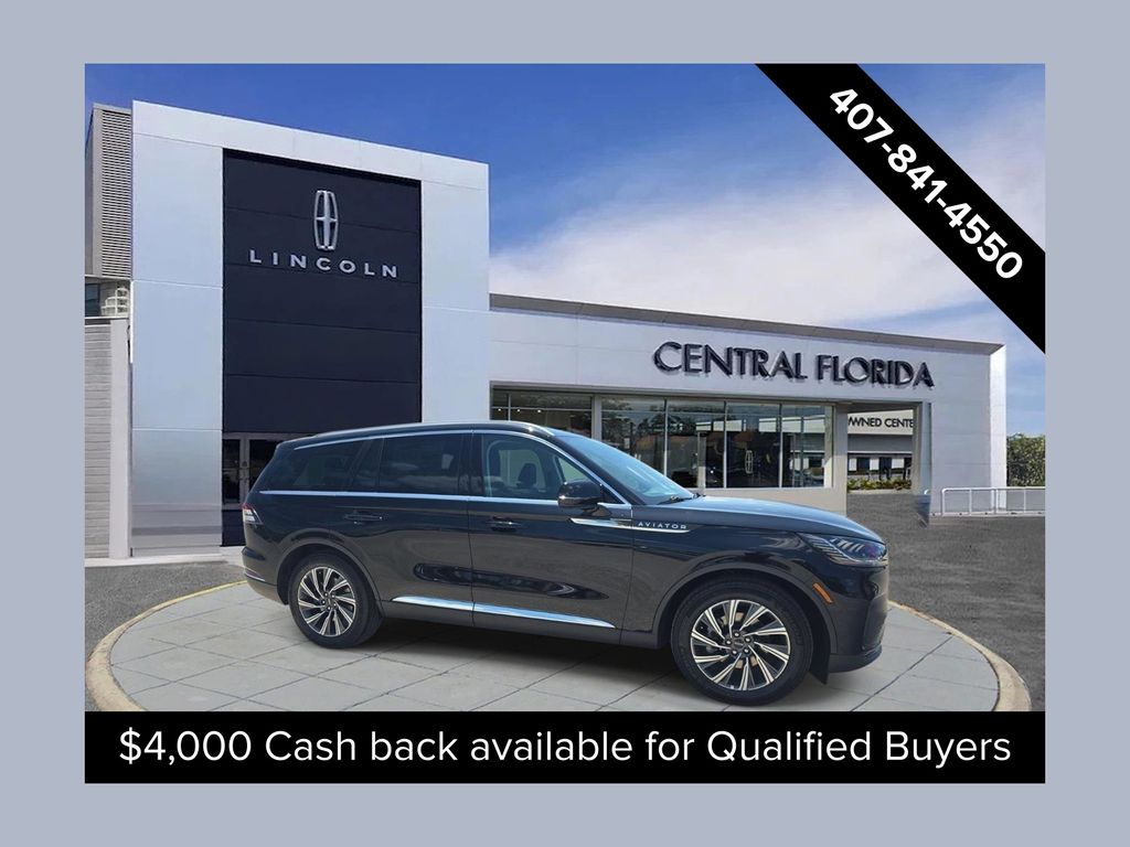 Black Metallic 2026 Lincoln Aviator SUV / Crossover Rear-Wheel Drive Automatic