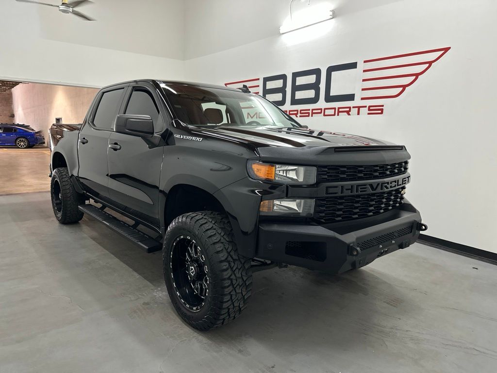Black 2021 Chevrolet Silverado 1500 Pickup Truck Four-Wheel Drive 8-Speed Automatic