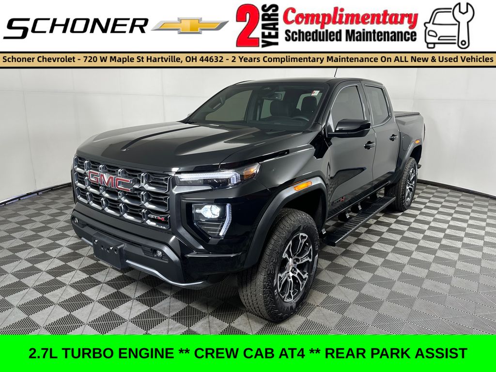 Onyx Black 2025 GMC Canyon Pickup Truck Four-Wheel Drive 8-Speed Automatic