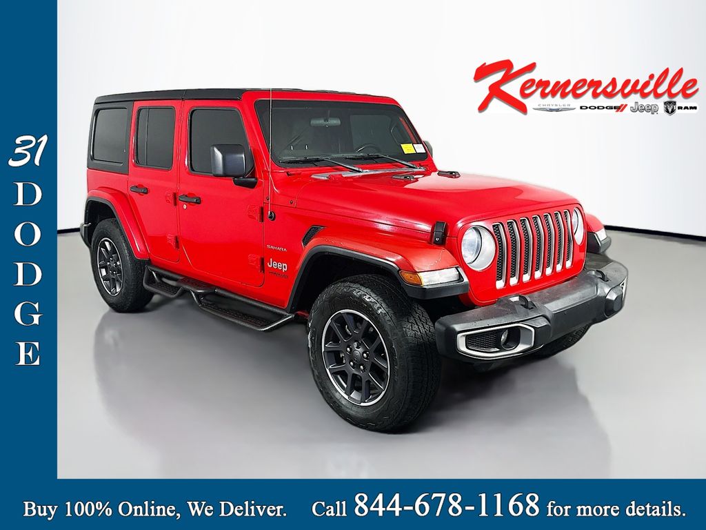 Firecracker Red Clearcoat 2019 Jeep Wrangler Unlimited Sahara 4WD SUV / Crossover Four-Wheel Drive Automatic