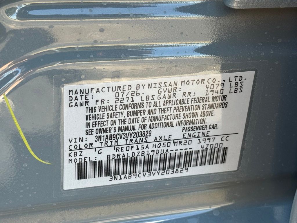 New 2027 Nissan Sentra Sedan