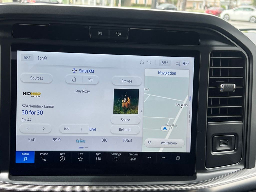 2025 Ford F-150 Lariat White at Davis Toyota of Orangeburg