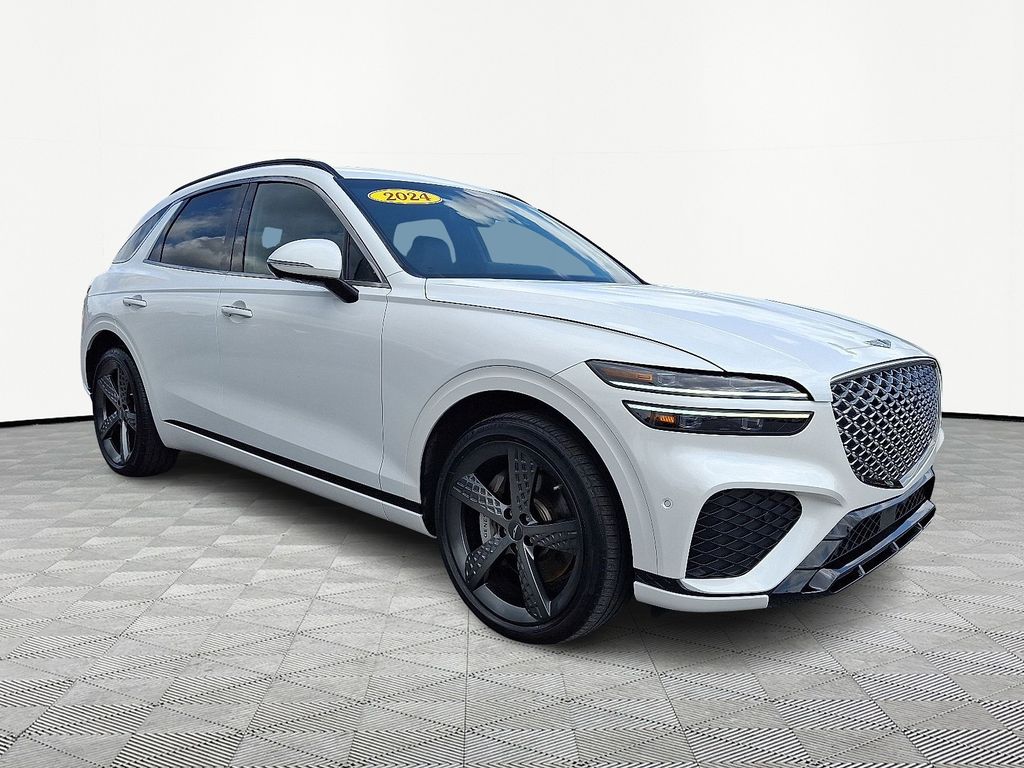 White 2024 Genesis GV70 SUV / Crossover All-Wheel Drive 8-Speed Automatic