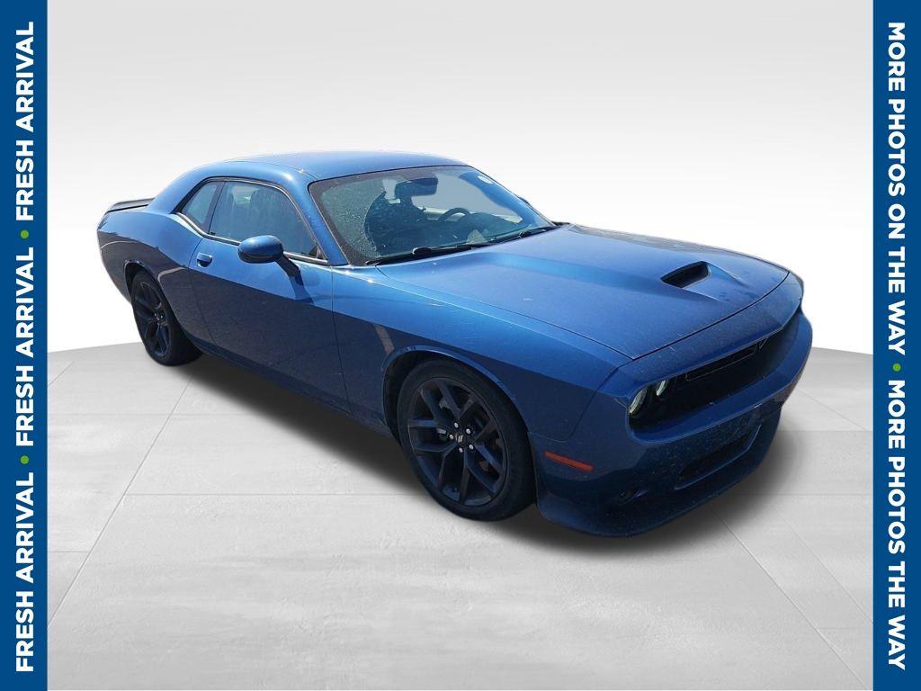Blue (Frostbite) 2022 Dodge Challenger Coupe Rear-Wheel Drive 8-Speed Automatic