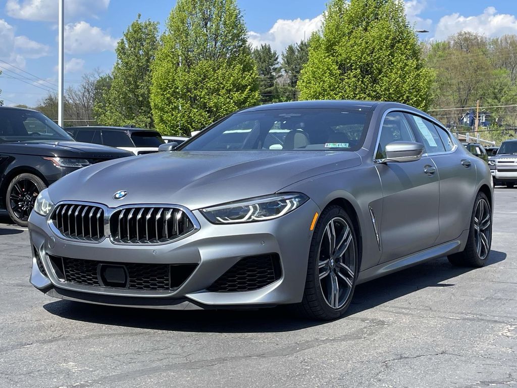 Bluestone Metallic 2020 BMW 8 Series M850i xDrive Gran Coupe AWD Coupe All-Wheel Drive 8-Speed Automatic