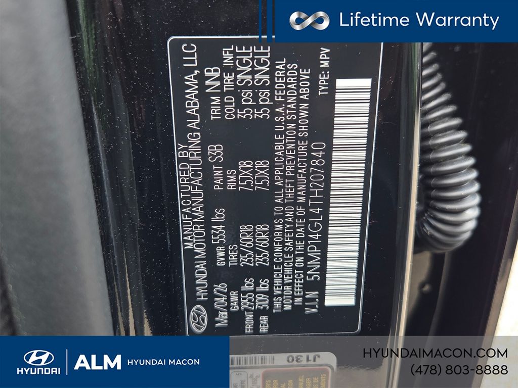New 2026 Black Hyundai SE image 13