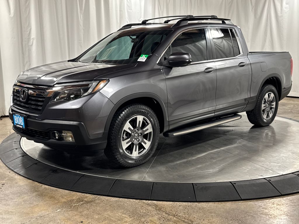 Gray (Modern Steel Metallic) 2017 Honda Ridgeline RTL AWD Pickup Truck All-Wheel Drive 6-Speed Automatic