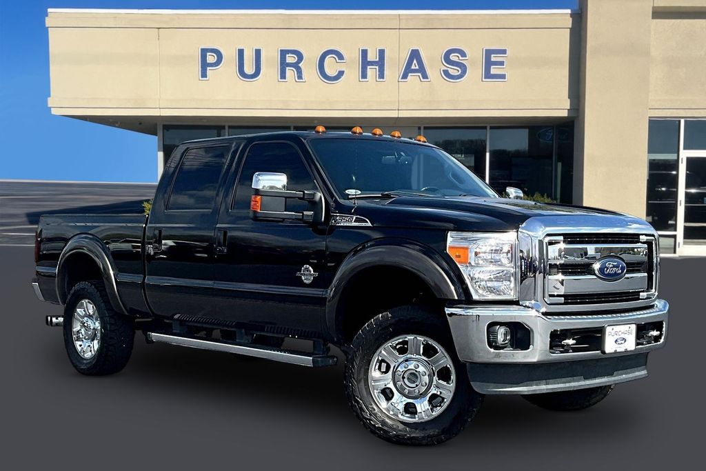 Shadow Black 2016 Ford F-350 Super Duty Lariat Crew Cab 4WD Pickup Truck Four-Wheel Drive 6-Speed Automatic